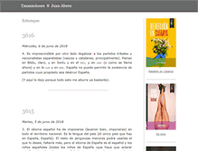 Tablet Screenshot of emanaciones.com